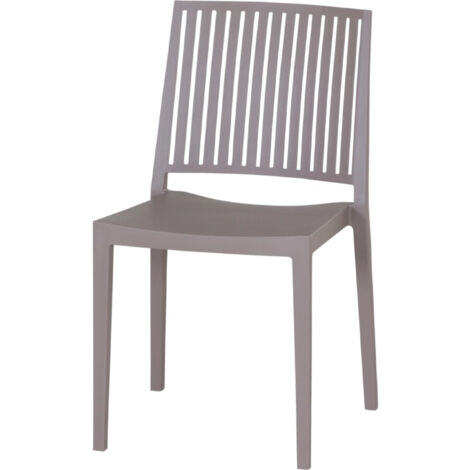 Siena Garden Lane Stapelstuhl - Polypropylen taupe (1/5)