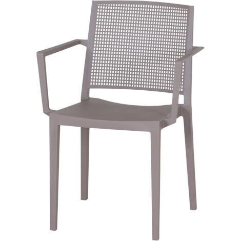 Siena Garden Square AL, Stapelstuhl - Polypropylen taupe (1/5)