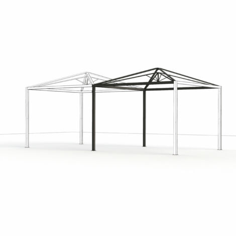 Siena Garden Pergola Basis Erweiterung SCHATTENMANUFAKTUR® COMUNA, 307 x 315 x 301 cm P11809 (1/5)