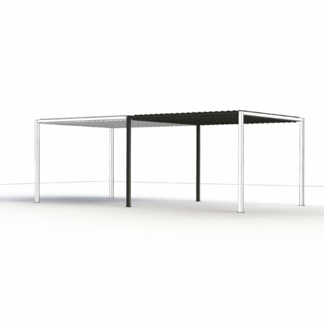 Siena Garden Pergola Basis Erweiterung SCHATTENMANUFAKTUR® VIVERA, 310 x 320 x 225 cm P11808 (1/5)