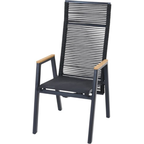 Bologna Move Sessel, Rope Alu, Armlehnen Teak FSC 100% (1/5)