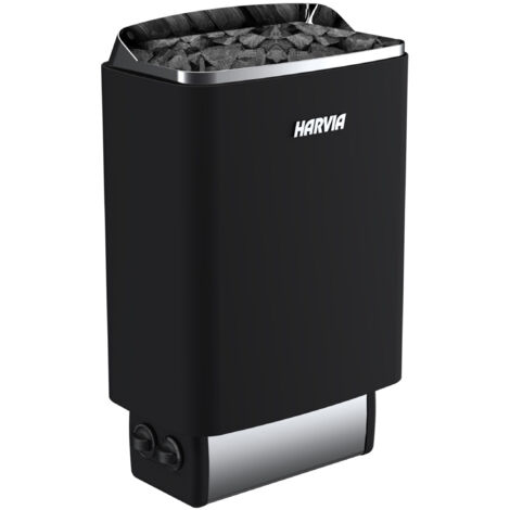 Harvia Saunaofen 9 kW Harvia Top Steel M90 mit integrierter Steuerung BxTxH: 41x29x65 cm, 9kW, ohne Saunasteine, Steinkammer max. 20 Kg