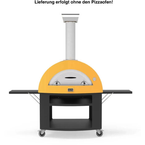 Alfa Forni Unterbau 5 Pizze Moderno Schwarz