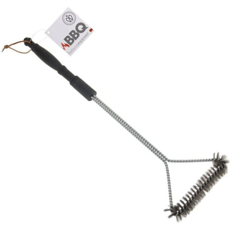 Metallische Grillbürste mit Griff 16,3 x 54,5 cm BBQ