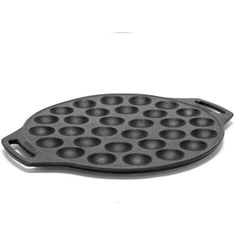 Petromax Poffertjespfanne poff30 Gusseisen für 30 Mini-Pfannkuchen 32x30x1,6 cm