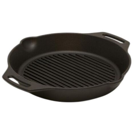 Petromax Grill-Feuerpfanne gp30h mit Henkeln Gusseisen Pfanne 2,5 Liter 30 cm