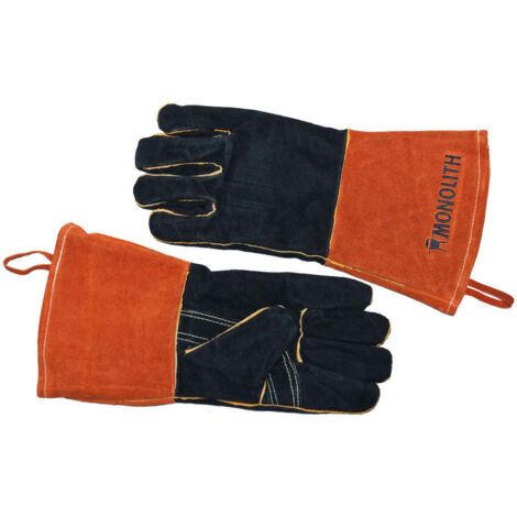 Monolith Leder Grillhandschuhe aus echtem Leder hitzebeständig G-001