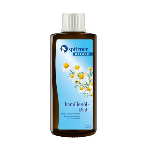 Spitzner Kamillenöl Bad 190 ml Gesundheitsfördernder Badezusatz mit ätherischem Öl der Kamille