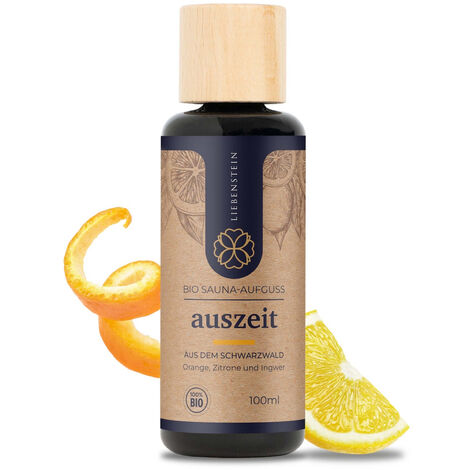 Liebenstein Saunaaufguss “Auszeit” - Orange, Zitrone & Ingwer 100ml Aufguss