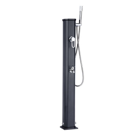Formidra Jolly Go 20L Solardusche Gartendusche Außendusche 20 Liter Aluminium Anthrazit (1/7)