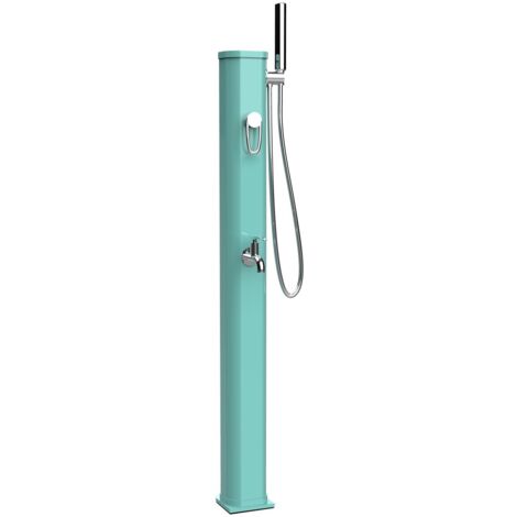 Formidra Jolly Go 20L Solardusche Gartendusche Außendusche 20 Liter Aluminium Opalingrün (1/5)