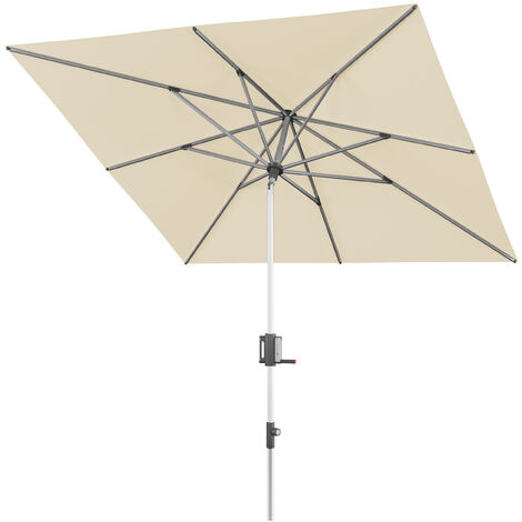 KNIRPS APOLL 230 x 150 cm rechteckig Balkonschirm 7 Farbvarianten Sonnenschirm 900 Natur