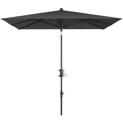 KNIRPS APOLL 240 x 240 cm quadratisch Black Edition Balkonschirm 3 Farben Sonnenschirm 110 Black (1/5)
