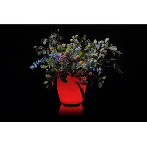 The Joouly Bowl L 3in1 LED-beleuchteter Getränkekühler mit Bluetooth-Lautsprecher