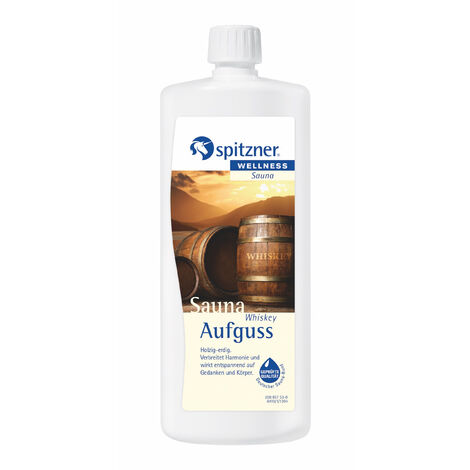 Spitzner Saunaaufguss Whiskey 1 Liter (1000 ml) Wellness Konzentrat 8850101