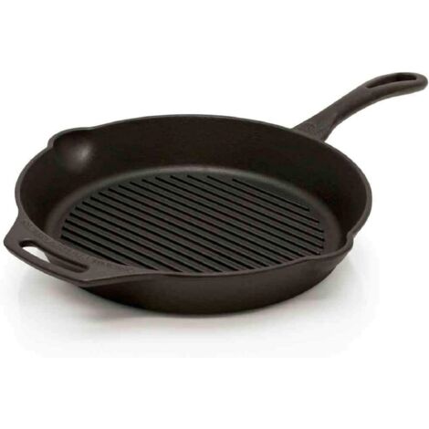 Petromax Grill-Feuerpfanne gp30 mit Stiel Gusseisen Pfanne 2,5 Liter 30 cm