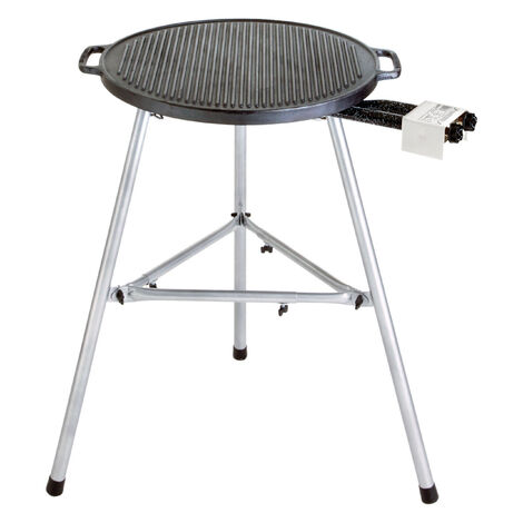 Paella World Gussplatten Set Brenner mit Grillplatte Gusseisen Ø 38/55 cm Gastronomie/Catering