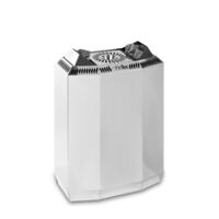 FinTec BIO-Kombiofen-Set KAISA (6 kW inkl. externe Steuerung aus Metall in Grau Grau