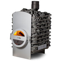FinTec LORA Robust 14,6 kW Holz-Saunaofen holzbefeuerter Saunaofen mit BImSchV 2