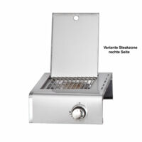ALLGRILL Steakzone Keramikbrenner für Gasgrill Modular CHEF S/M/L/XL (800) Steakzone rechts für CHEF L und XL (800-R)