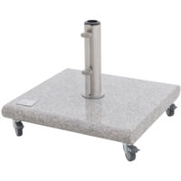 KNIRPS Rollsockel Granit 40 oder 50 kg Schirmständer Granitsockel Trolley rollbar 85897 40 kg