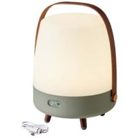 Lautsprecherlampe – tragbar und kabellos – bluetooth-verbindung und high-fidelity-sound, benzinfarbe - Kooduu - Lite-up Play Petroleum