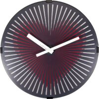 Nextime Wanduhr Motion Heart Red Ø 30,7 cm Wanduhr