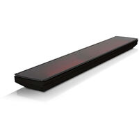 Heatscope Vision Heizstrahler mit IR-Fernbedienung 2200W Schwarz 116x18,4x8,7 cm