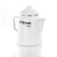 Petromax Tee-/Kaffee-Perkolator weiß für 9 Tassen Kaffeekanne Stahl