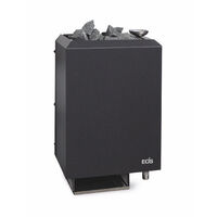 Eos Bi-O Picco W 3,5 kW Saunaofen mit Verdampfer Combiofen Anthrazit
