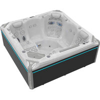 Wellis Everest Life Deluxe Whirlpool Außenwhirlpool 236x236x95cm für 5 Personen inkl. Thermocover