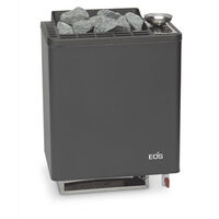 EOS Bi-O Tec Saunaofen mit Verdampfer in Anthrazit Leistung 9.0 kW