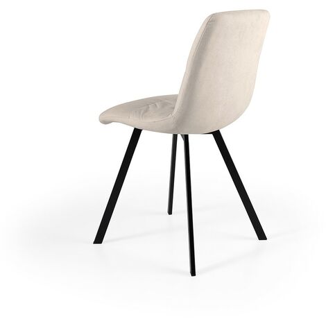 Set De 4 Sillas Borneo Para Comedor En Tela Verde|Blanco | Leroy Merlin