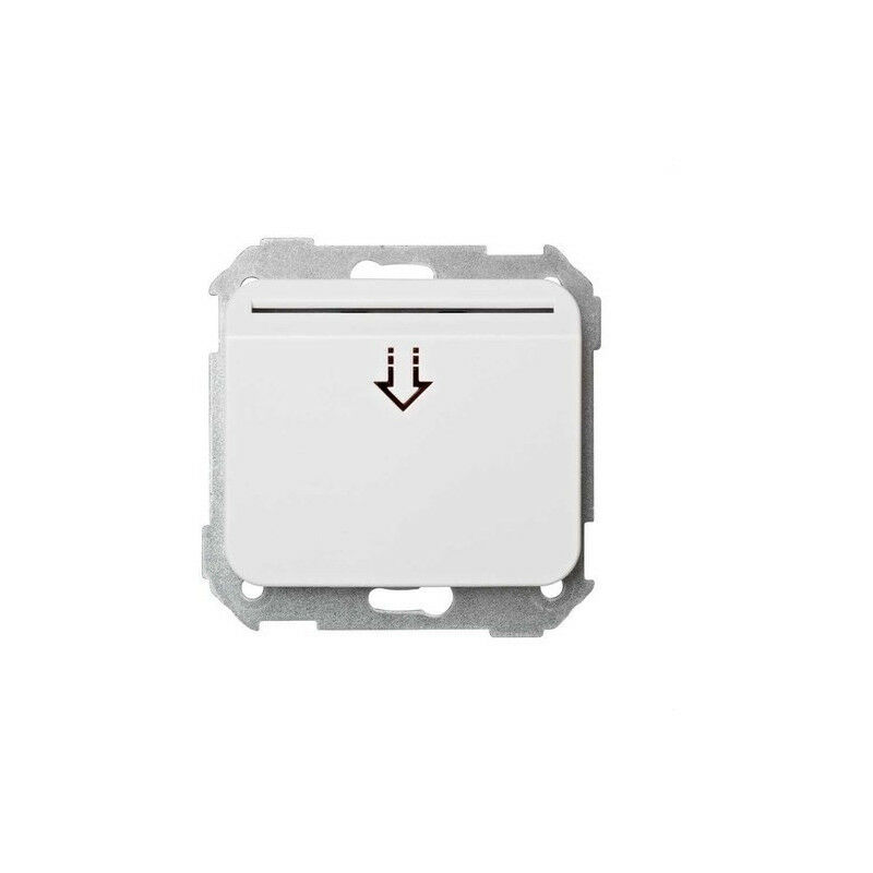 K45 Interrupteur BIpolaire 16A avec témoin lumineux - Blanc