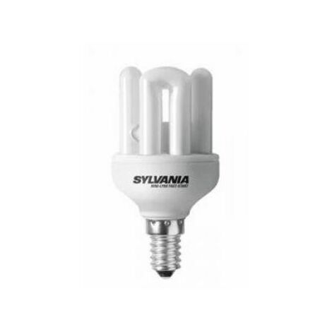 Pack de 3 Ampoules CFL Basse Consommation Mini Spirale E14 15W 900lm 2700K  Merylux