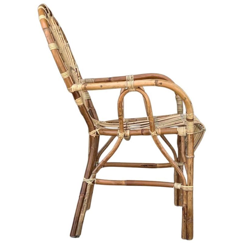 Cuscino Per Poltrona In Vimini - Fantasia Senape Per Sedia Big Sole, Lavabile - Foto 11