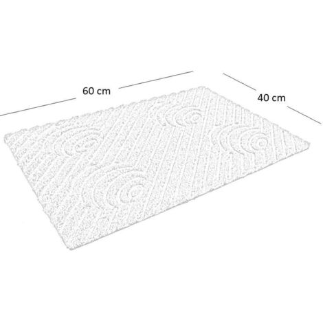 ZERBINO Rettangolare in Fibra di Cocco con Fondo in PVC