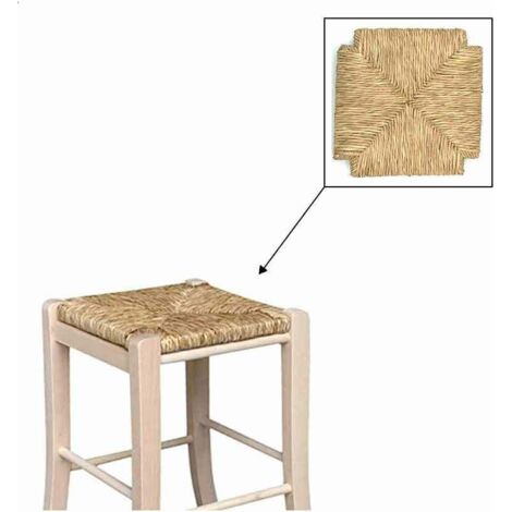 Ricambio in paglia per sgabello quadrato 30X30 mod 772