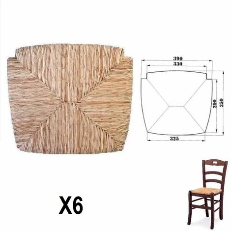 Ricambio per sedia modello Venezia in paglia di riso X6 pezzi - mod. 1212