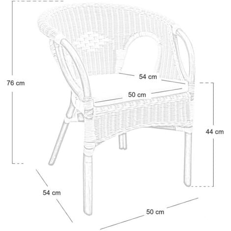 Salotto Mandolino in vimini color noce con 1 divanetto, 2 poltrone, 1 tavolino