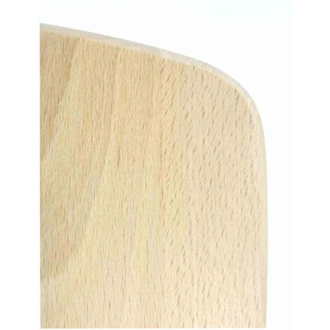 Sgabello In Legno Massello Grezzo H73cm - Seduta Quadrata 31.5x31.5cm, Da Verniciare