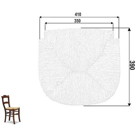 Ricambio per sedia modello Venezia in paglia di riso X4 pezzi