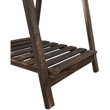 Lavagna Pubblicitaria Da Esterno - Legno Anticato Bianco, Per Menu E Promozioni, 111x42 Cm