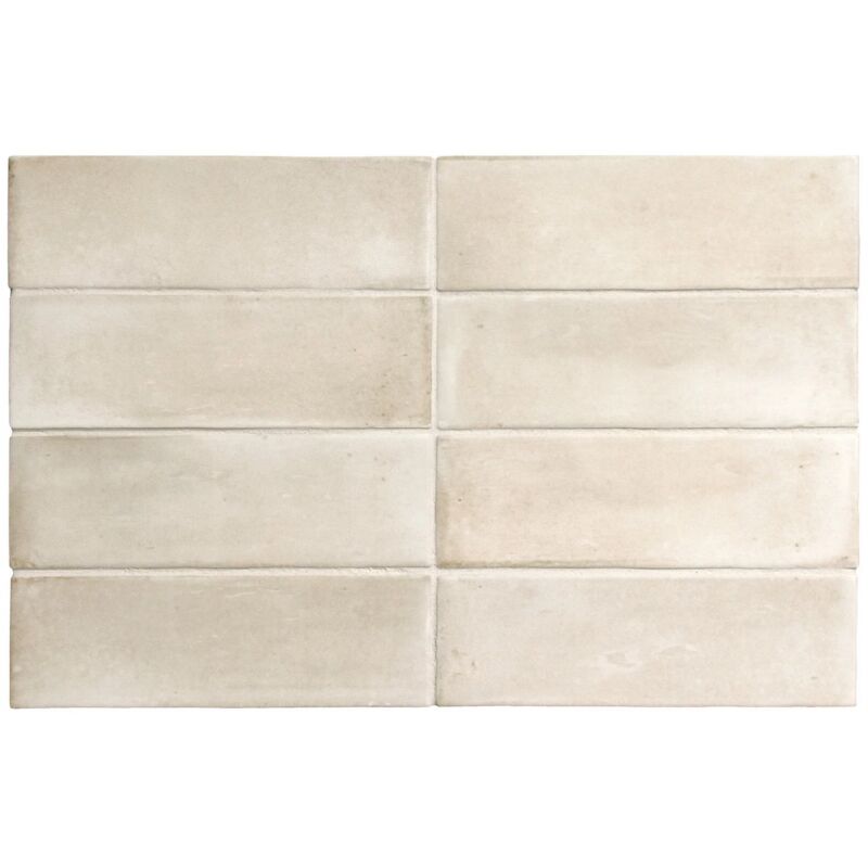 Eiffel Art Construction – Carrelage sol uni 5x15 cm crème mate R9