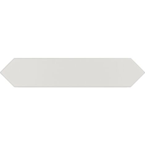 Carrelage mur faience forme navette 5x25 cm mate LANSE WHITE(vendu par boite de 0,50m2)