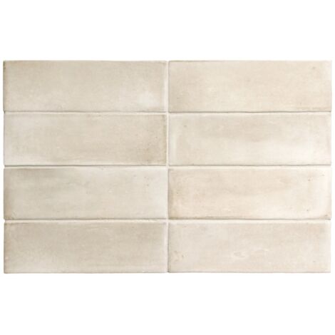 Eiffel Art Construction – Carrelage sol uni 5x15 cm crème mate R9 – Grès cérame pour intérieur – Finition esthétique moderne – Boîte de 0,50m2 (1/5)