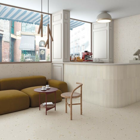 Carrelage sol / mur effet terrazzo 80x80 cm Croccante-R Tutti Frutti  (vendu par boite de 1,28m2)