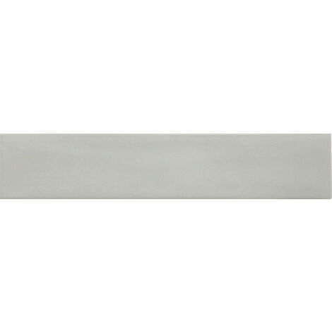 Carrelage sol / mur brique effet béton gris mate 6x30 cm WADI STONE (vendu par boite de 0,50m2) (1/3)