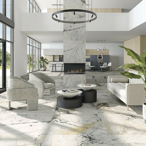 Carrelage sol / mur effet marbre mate 120x120 cm MARBLELOUS R 120x120 cm