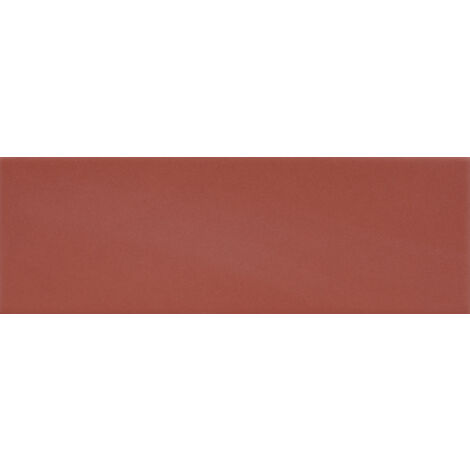 Eiffel Art Construction – Carrelage sol uni rouge mate 5x15 cm – Grès cérame – Finition mate – Pour murs et sols intérieurs – Boîte de 0,60m2 - FGB123M